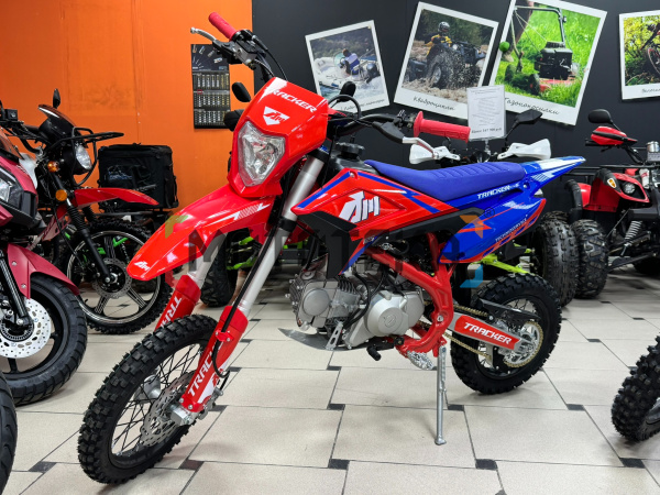 Питбайк Apollo (Аполло) TRACKER 125 LE 14/12 красный/синий | Мототека Питбайк Apollo (Аполло) TRACKER 125 LE 14/12 красный/синий | Мототека