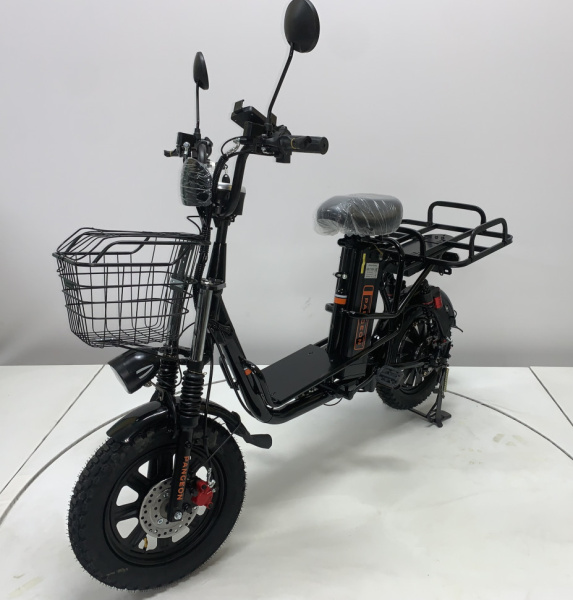 Электровелосипед GreenCamel (ГринКэмел) Pangeon Monster PRO MAX (амортизаторы, гидравлика) чёрный | Мототека